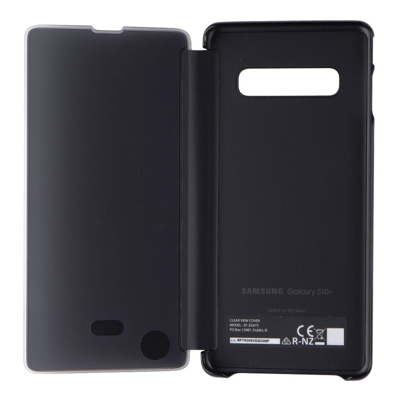Samsung Official Clear View Cover for Samsung Galaxy (S10+) - Black