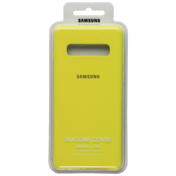 Samsung Official Silicone Case for Samsung Galaxy S10 - Yellow