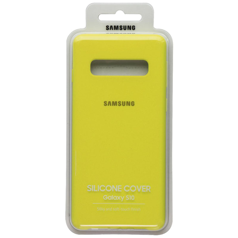 Samsung Official Silicone Case for Samsung Galaxy S10 - Yellow