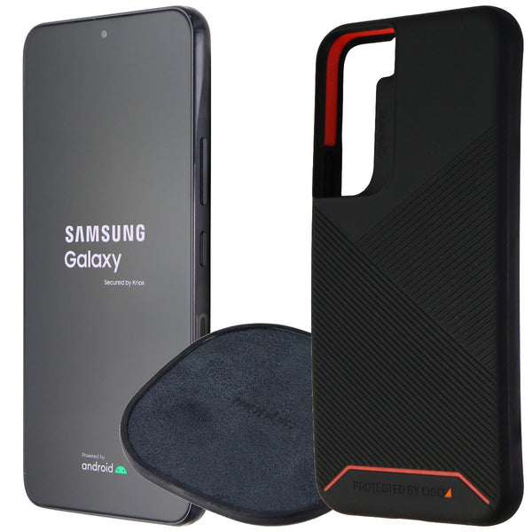Samsung Galaxy S22 5G (Unlocked) 128GB/Black Phone Bundle with Case + Charger