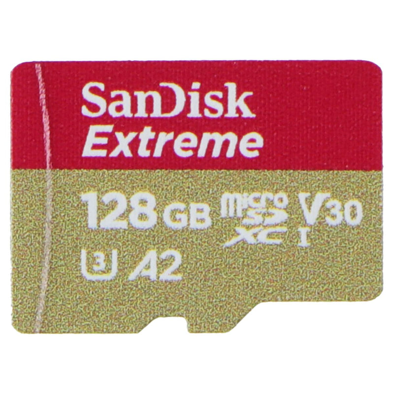 SanDisk (128GB) Extreme microSDXC UHS-I Memory Card with Adapter 4K UHD