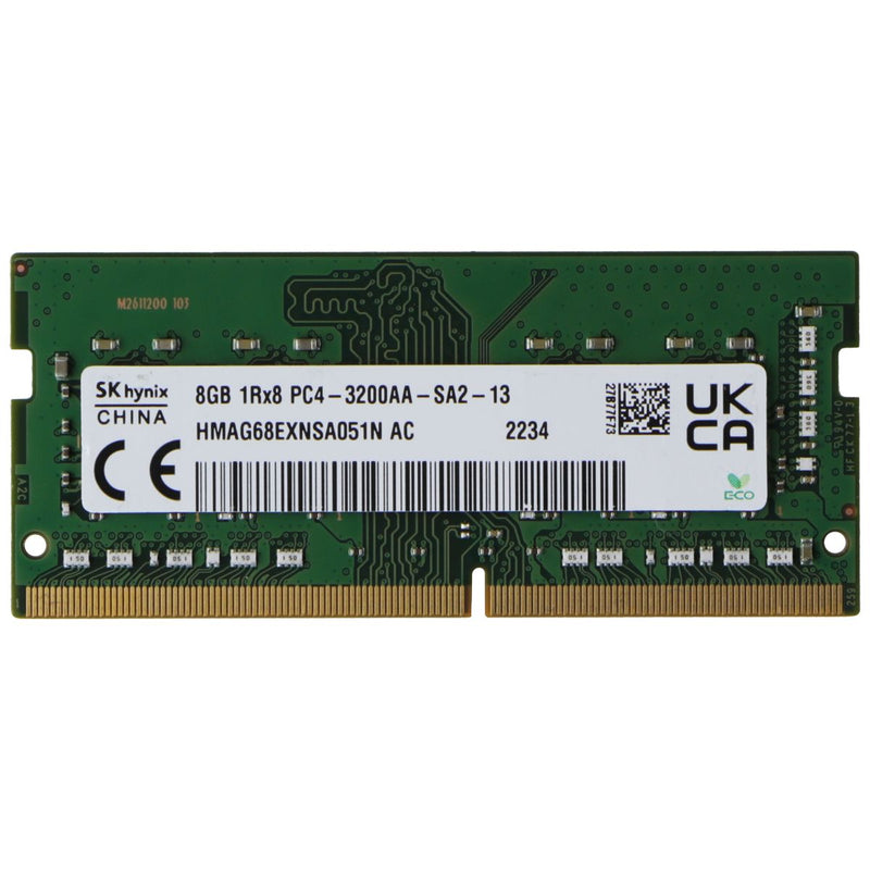 SK Hynix (8GB) DDR4 PC4-3200AA 1Rx8 Laptop RAM Memory (HMAG68EXNSA051N AC)