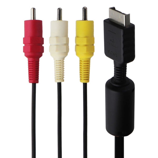 Sony PlayStation (8.4Ft) AV to RCA Cable for Playstation 2/Playstation 3 - Black