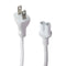 Sonos (2M/6-Ft) 7A/125V 2-Prong Power Supply Cord Wall Plug - White (E115330M)