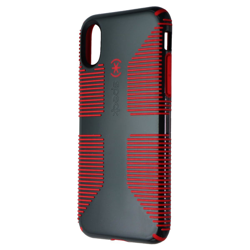 Speck CandyShell GRIP Series Case for Apple iPhone Xs/X - Dark Gray/Red
