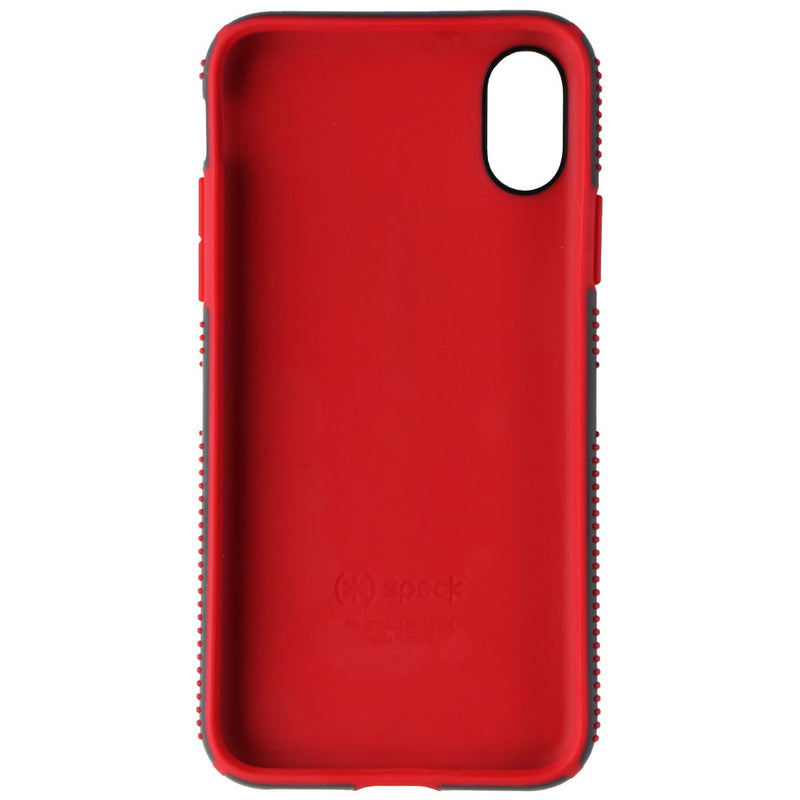 Speck CandyShell GRIP Series Case for Apple iPhone Xs/X - Dark Gray/Red