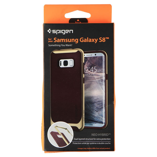 Spigen Neo Hybrid Case for Samsung Galaxy S8 - Burgundy Red/Gold - Spigen - Simple Cell Shop, Free shipping from Maryland!