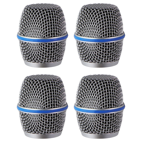 Replacement Standard Grille Microphone Heads for Shure Beta87/Beta87A - 4 Pack