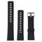 Replacement Wrist Band for Fitbit Versa (FULL SET) - Gray / Silver Clasp