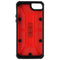 Urban Armor Gear Hardshell Case for iPhone 5/5s/SE - Transparent Red / Black