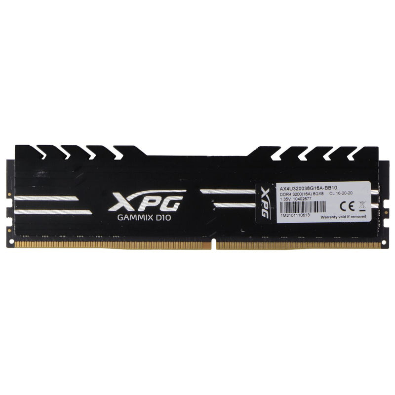 XPG Gammix D10 (8GB) DDR4 3200MHz 1.35V Desktop RAM (AX4U320038G16A-BB10)