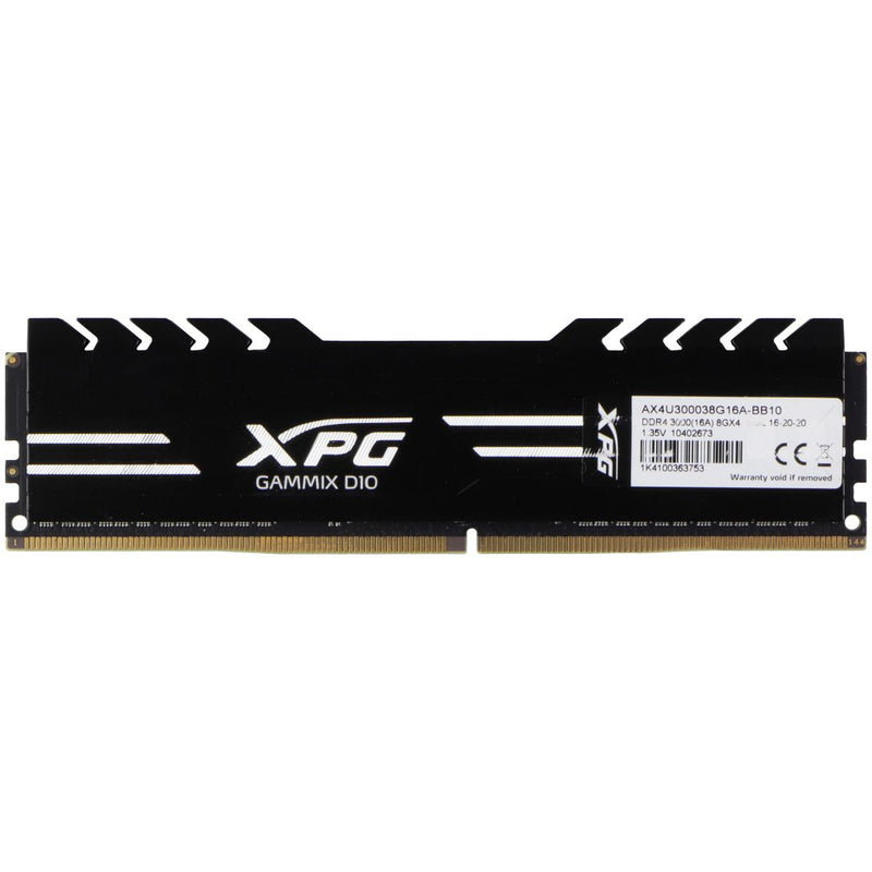 XPG Gammix D10 (8GB) DDR4 (PC4-24000) 3000MHz Desktop RAM AX4U300038G16A-BB10