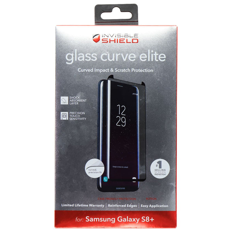 ZAGG InvisibleShield Glass Curve Elite Screen Protector for Samsung Galaxy S8+