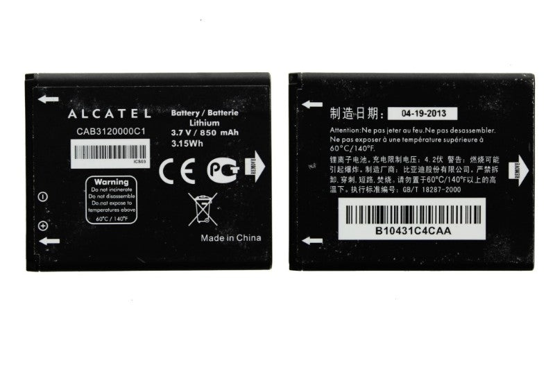 Alcatel aVengeance 850 mAh Battery - CAB3120000C1 OEM - Alcatel - Simple Cell Shop, Free shipping from Maryland!