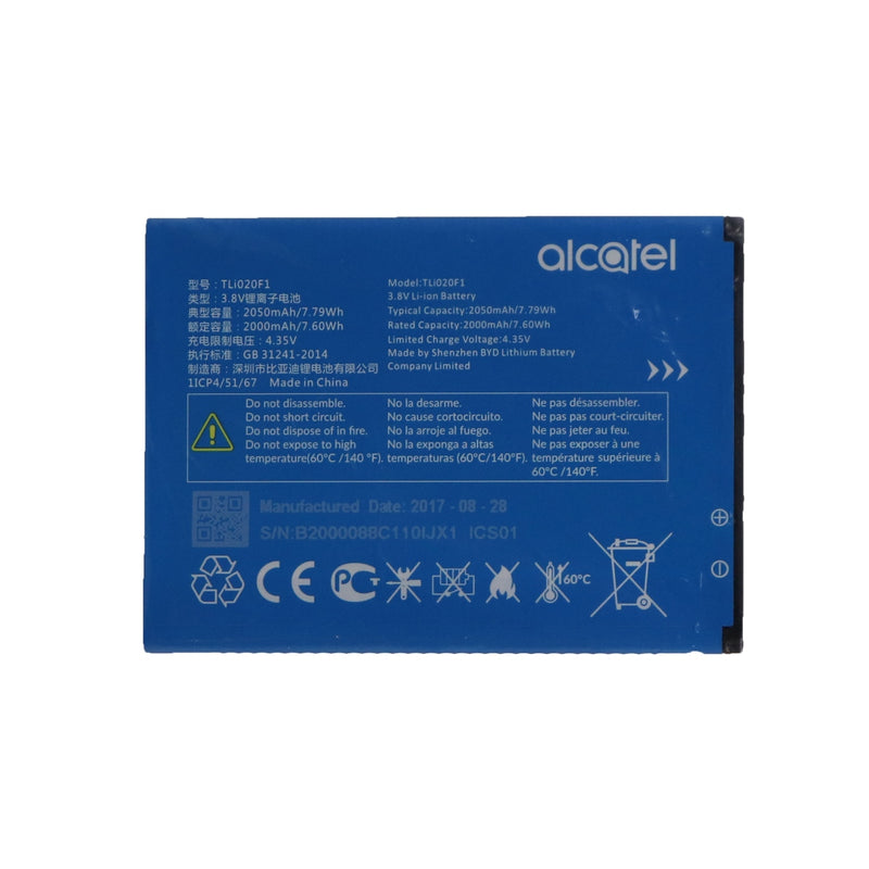 OEM Alcatel Replacement Battery TLi020F1 2000mAh 3.8V for TCL Alcatel Onetouch - Alcatel - Simple Cell Shop, Free shipping from Maryland!