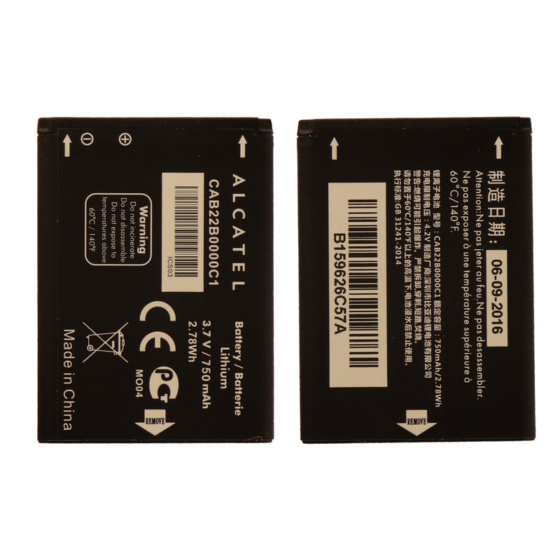 OEM Alcatel CAB22B0000C1 750 mAh Replacement Battery for Alcatel 2010D - Alcatel - Simple Cell Shop, Free shipping from Maryland!
