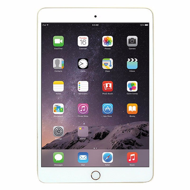 Apple iPad Mini 4 Tablet (A1538) Wi-Fi 16GB Gold - Retina Display