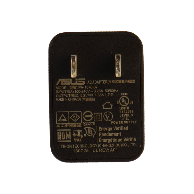 ASUS ( PA - 1070 - 07 ) 5V 1.35A Wall Adapter for USB Devices - Black