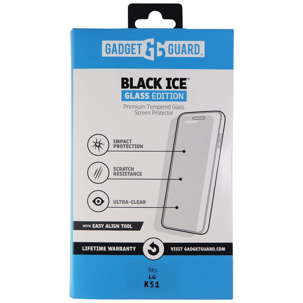 Gadget Guard Black Ice Edition Tempered Glass for LG K51 Smartphones - Clear - Gadget Guard - Simple Cell Shop, Free shipping from Maryland!