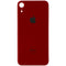 Repair Part - Back Glass Panel for Apple iPhone XR - Red with Logo - Unbranded - Simple Cell Shop, Free shipping from Maryland!