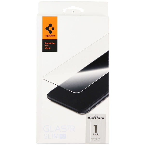 Spigen Glastr Slim HD Screen Protector for Apple iPhone 12 Pro Max - Clear - Spigen - Simple Cell Shop, Free shipping from Maryland!