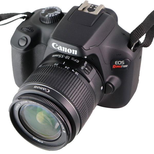 Canon EOS Rebel T100 Camera with EF-S 18-55MM 1:3.5-5.6 III Lens - Canon - Simple Cell Shop, Free shipping from Maryland!