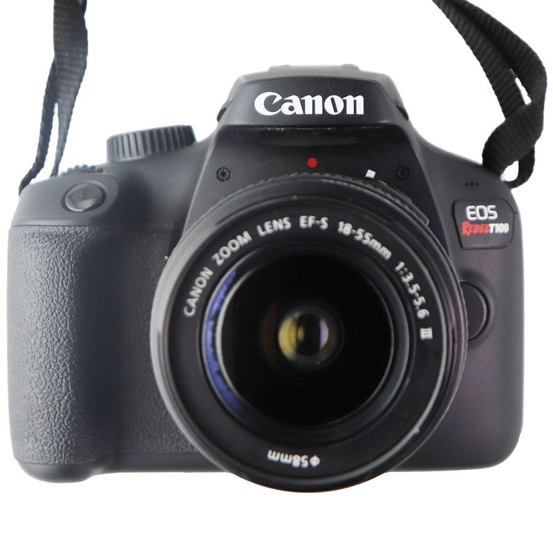 Canon EOS Rebel T100 Camera with EF-S 18-55MM 1:3.5-5.6 III Lens - Canon - Simple Cell Shop, Free shipping from Maryland!