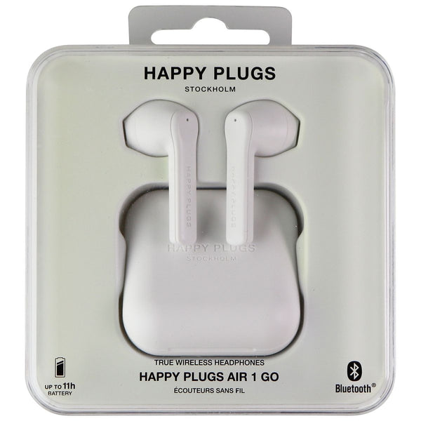 Happy Plugs Air 1 Go True Wireless In-Ear Headphones and Charging Case - White - Happy Plugs - Simple Cell Shop, Free shipping from Maryland!
