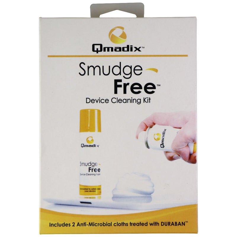 Qmadix Smudge Free Device Cleaning Kit with 2 Cloths and Foam - Qmadix - Simple Cell Shop, Free shipping from Maryland!