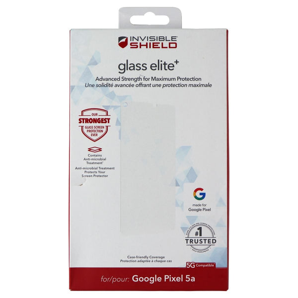 ZAGG (Glass Elite+) Screen Protector for Google Pixel 5a - Clear - Zagg - Simple Cell Shop, Free shipping from Maryland!