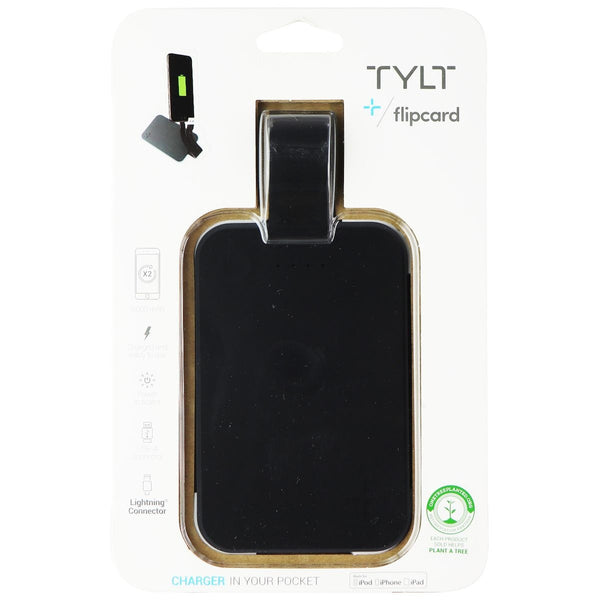TYLT FlipCard 5,000mAh USB Pocket Charger for iPhone/iPad/iPod & More - Black - TYLT - Simple Cell Shop, Free shipping from Maryland!