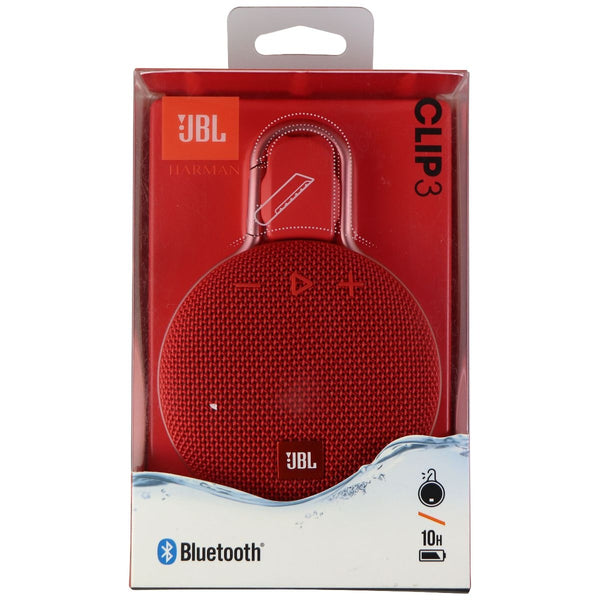 JBL Clip 3 Series Portable WaterProof Bluetooth Speaker - Red - JBL - Simple Cell Shop, Free shipping from Maryland!