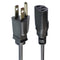 (6-Foot) Power Supply Cord - Black (E124162 / LR88617) SP-024 10A / 125V - Unbranded - Simple Cell Shop, Free shipping from Maryland!