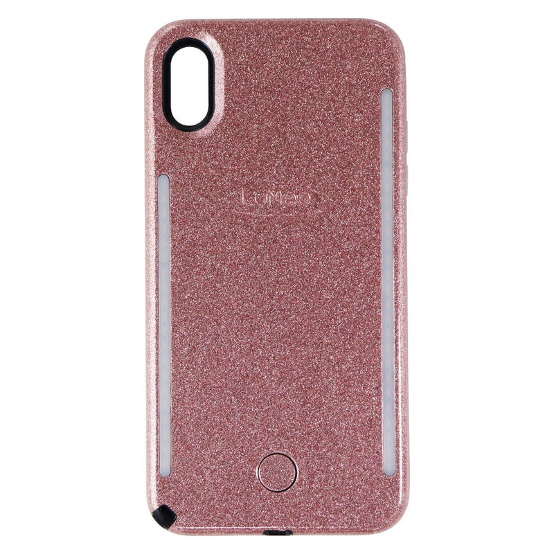 LuMee Duo Instafame Series Lighted Case for Apple iPhone Xs Max - Rose Glitter - LuMee - Simple Cell Shop, Free shipping from Maryland!