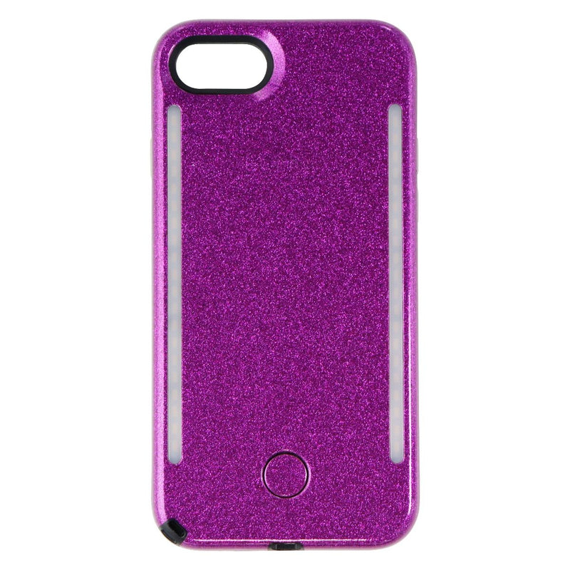 LuMee Duo Selfie LED Case for Apple iPhone SE 2nd Gen/8/7/6s/6 - Purple Glitter - LuMee - Simple Cell Shop, Free shipping from Maryland!