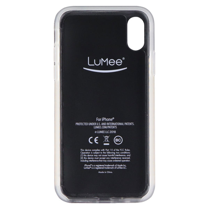 LuMee Duo Series LED Selfie Case for iPhone Xs & iPhone X - Red Glitter - LuMee - Simple Cell Shop, Free shipping from Maryland!