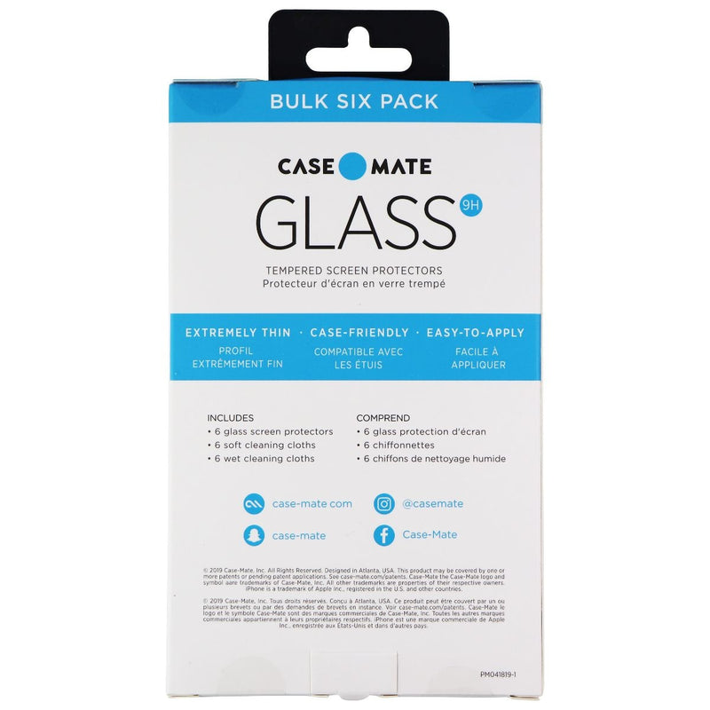 Case-Mate Tempered Glass Protector 6-Pack for iPhone 11 Pro & iPhone Xs - Clear - Case-Mate - Simple Cell Shop, Free shipping from Maryland!