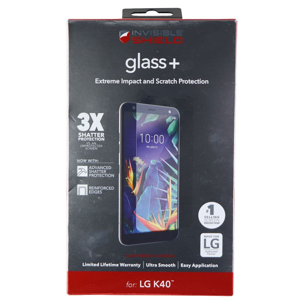 ZAGG (Glass+) Tempered Glass Screen Protector for LG K40 - Clear - Zagg - Simple Cell Shop, Free shipping from Maryland!