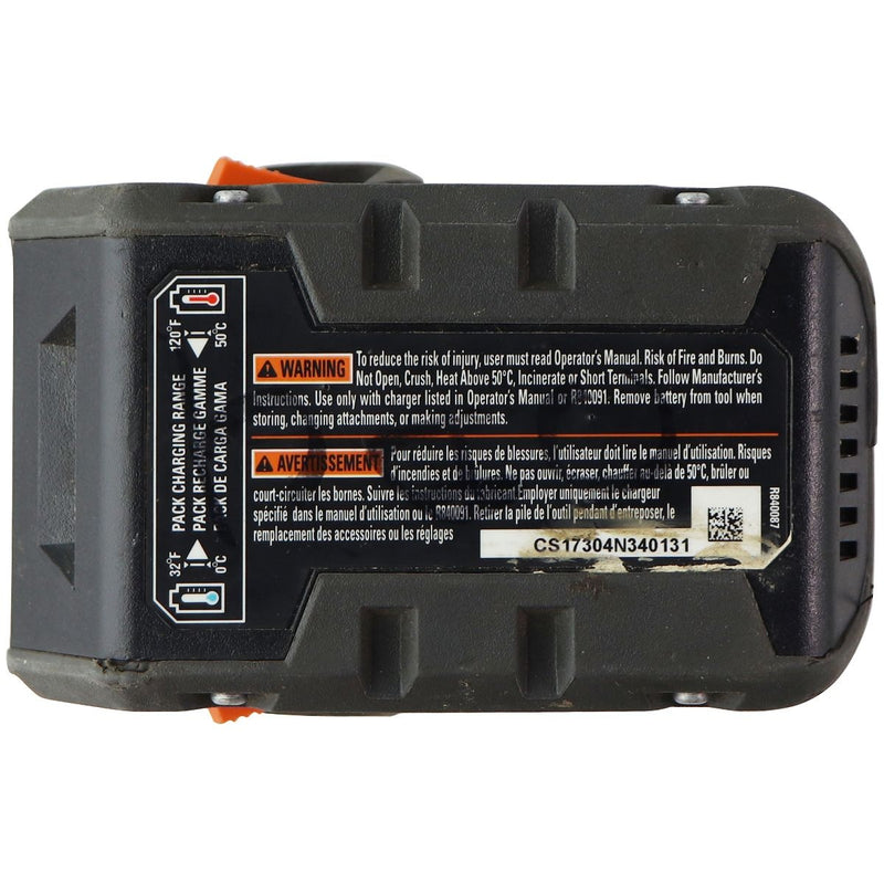 Ridgid OEM 18V Hyper Lithium-Ion 4AH Single Battery (R840087) - RIDGID - Simple Cell Shop, Free shipping from Maryland!