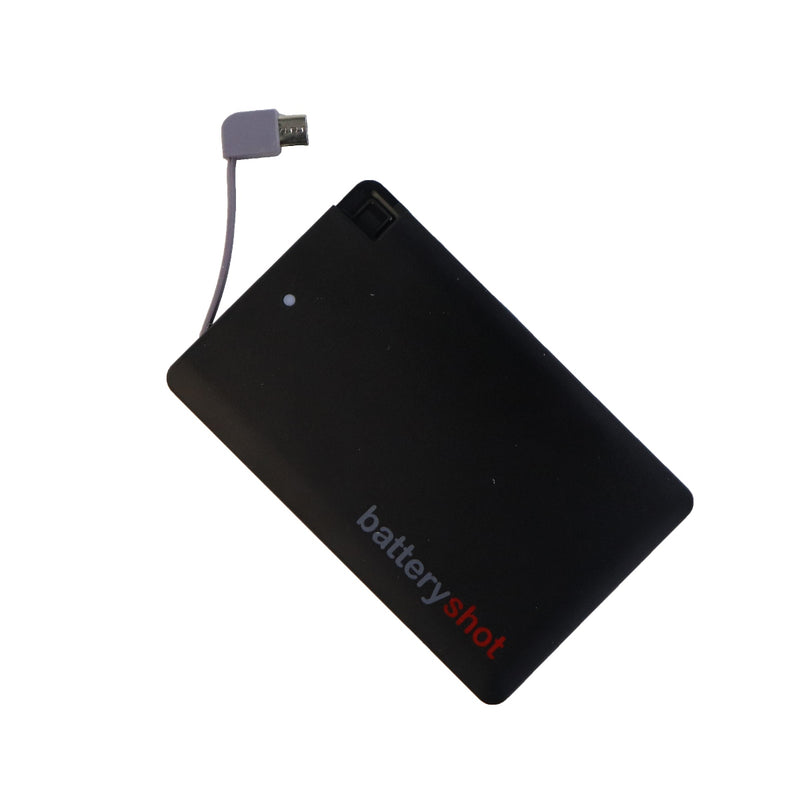BatteryShot Power Bank Portable External Battery Charger 2500mAh - Black - BatteryShot - Simple Cell Shop, Free shipping from Maryland!