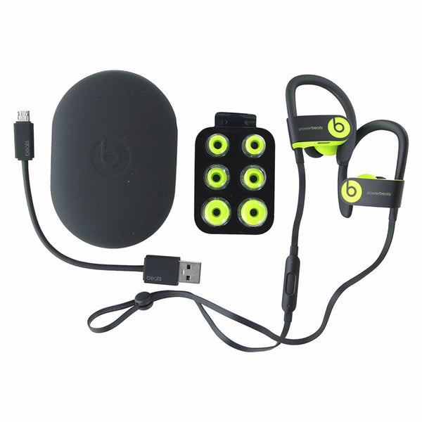 Beats Powerbeats3 Series Wireless Ear-Hook Headphones (MNN02LL/A) - Shock Yellow - Beats by Dr. Dre - Simple Cell Shop, Free shipping from Maryland!