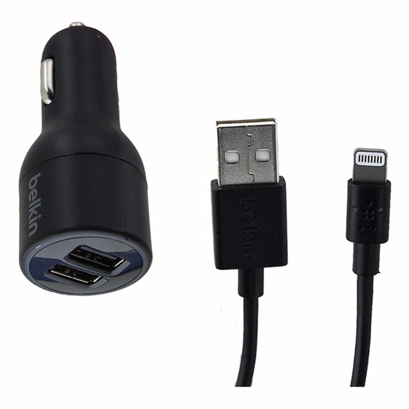 Belkin 2 Port Car Charger with USB Cable 2.1 Amp / 20 Watt for iPhones - Belkin - Simple Cell Shop, Free shipping from Maryland!