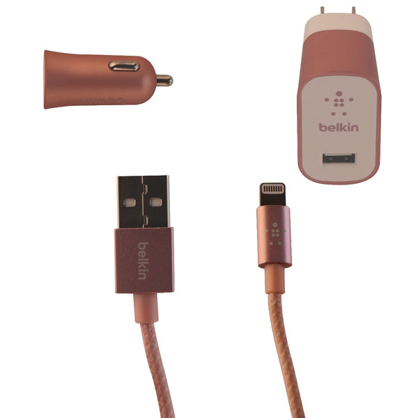 Belkin Car & Wall Charger Kit for iPhones - Pink Rose Gold - Belkin - Simple Cell Shop, Free shipping from Maryland!