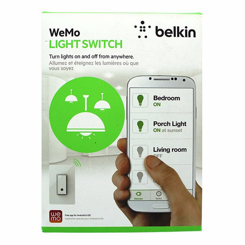 Belkin WeMo Light Switch Control Your Lights from Anywhere - Belkin - Simple Cell Shop, Free shipping from Maryland!
