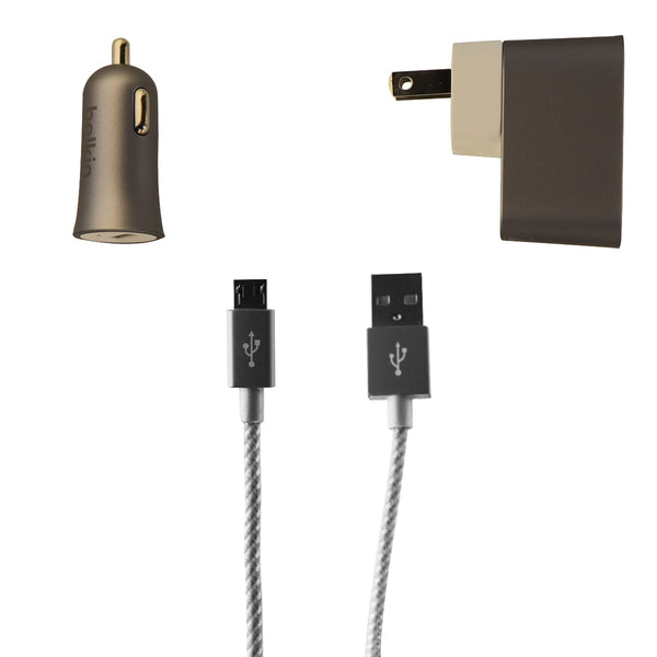 Belkin Mixit Up Series 2.4A Premium Charging Kit w/Micro USB Cable - Space Gray - Belkin - Simple Cell Shop, Free shipping from Maryland!