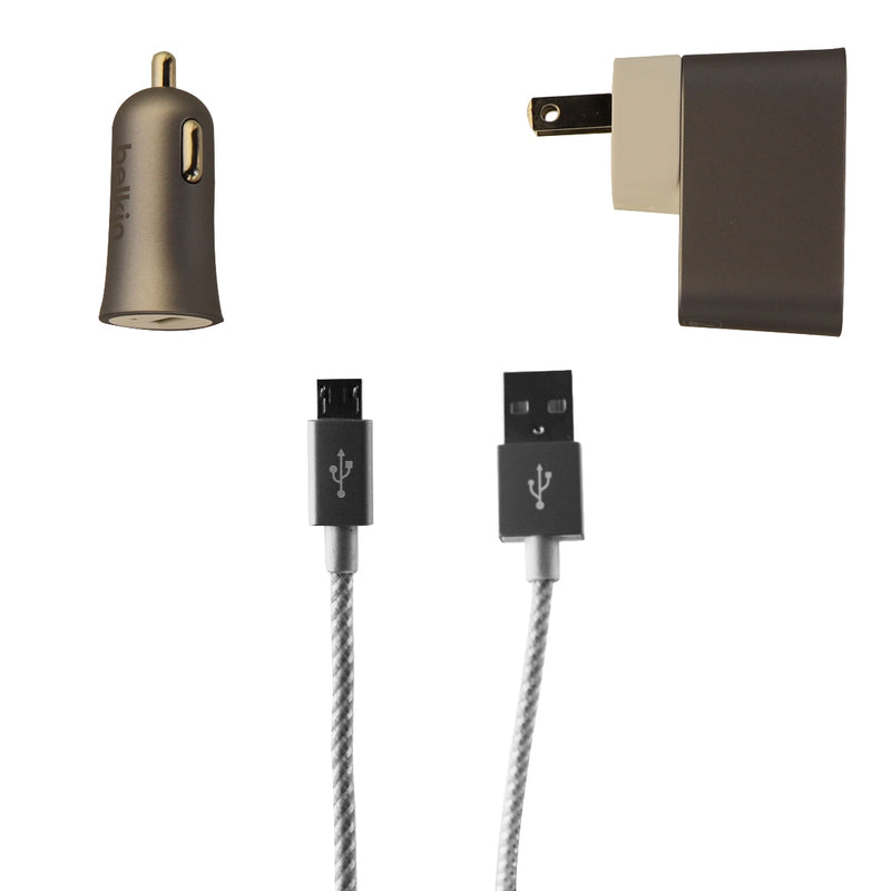 Belkin Mixit Up Series 2.4A Premium Charging Kit w/Micro USB Cable - Space Gray - Belkin - Simple Cell Shop, Free shipping from Maryland!