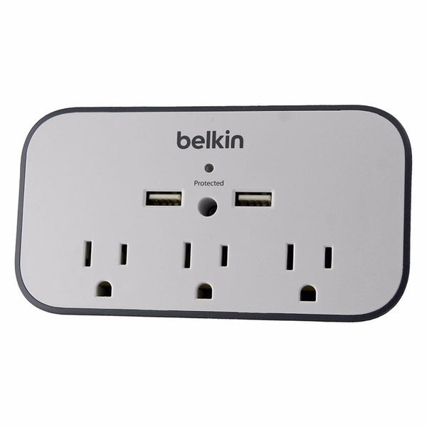 Belkin 3-Outlet Wall Mount Cradle Surge Protector with Dual USB Charging Ports - Belkin - Simple Cell Shop, Free shipping from Maryland!