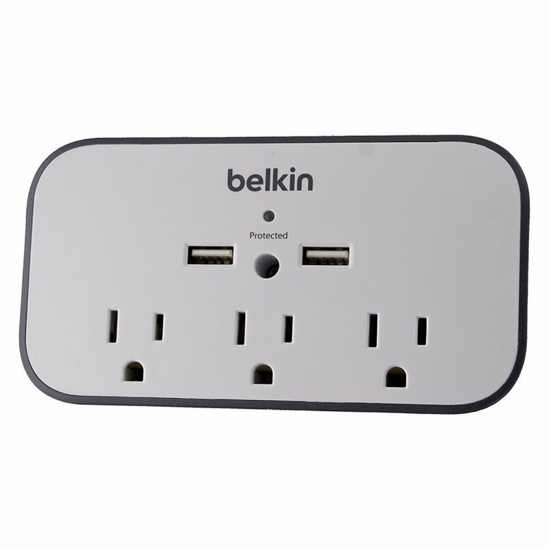 Belkin 3-Outlet Wall Mount Cradle Surge Protector with Dual USB Charging Ports - Belkin - Simple Cell Shop, Free shipping from Maryland!