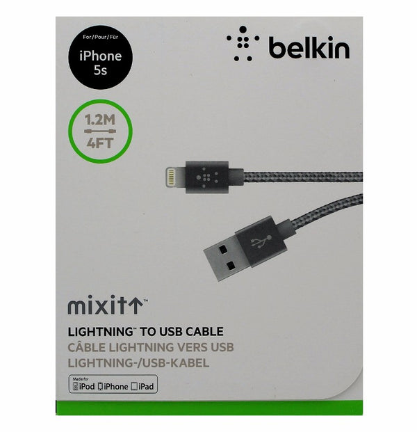 Belkin (F8J144bt04-GRY) 4-Ft Sync & Charge Cable for iPhones - Gray - Belkin - Simple Cell Shop, Free shipping from Maryland!