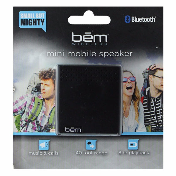 Bem Wireless Bluetooth Mini Mobile Speaker - Black - Bem Wireless - Simple Cell Shop, Free shipping from Maryland!